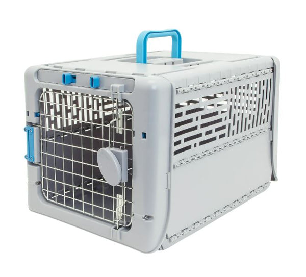 SportPet Small 19 Collapsible Plastic Pet Kennel, Pet Carrier, Dog